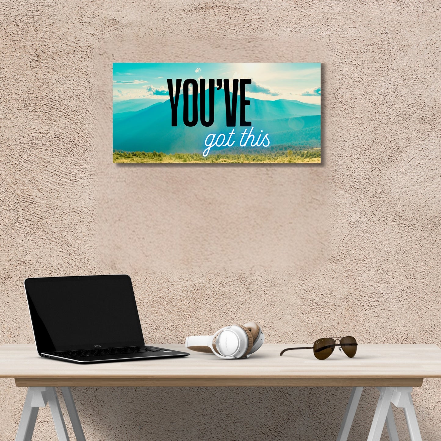 Inspirational Wall Art – Motivational Canvas Print with Quote 'You Got This' – Uplifting Decor for Home or Office