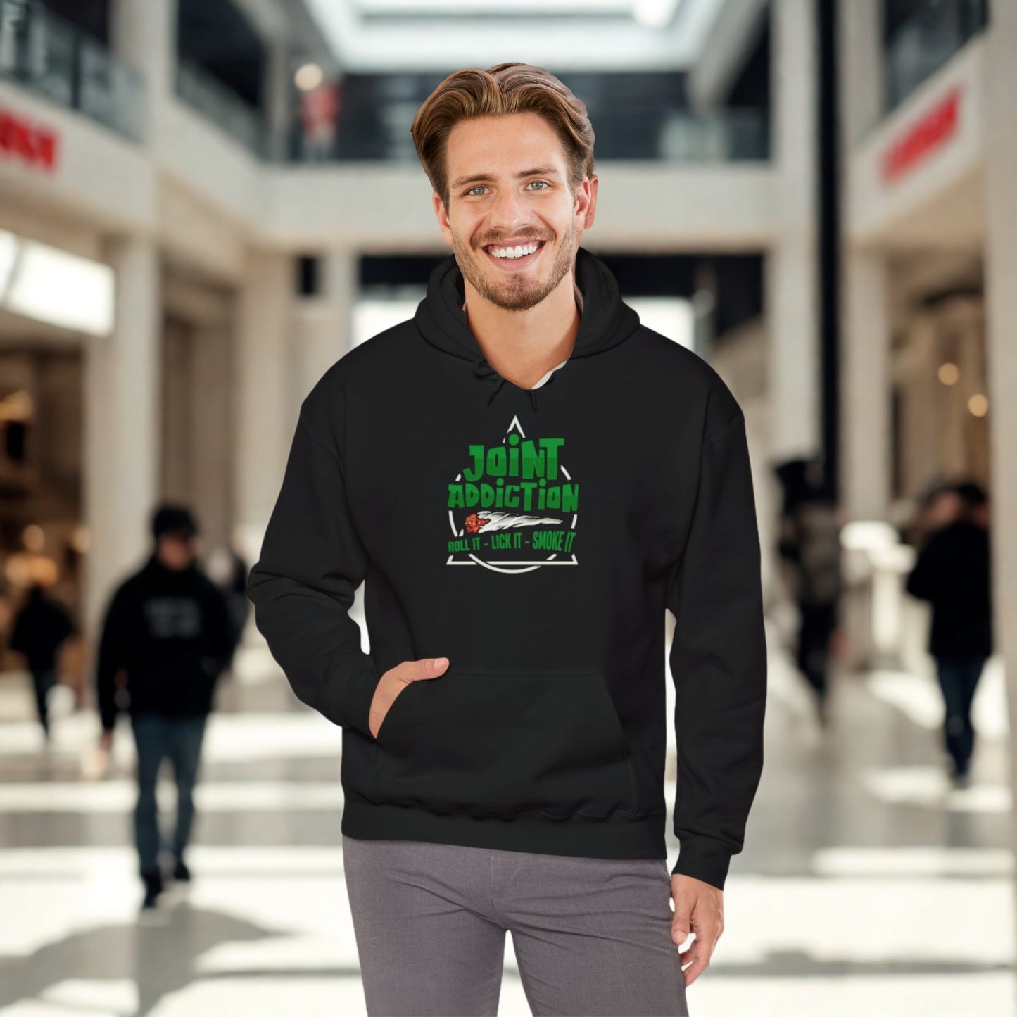 Joint Addiction Hoodie – Funny Weed Lover Unisex Hoodie | Cozy Cannabis Sweatshirt