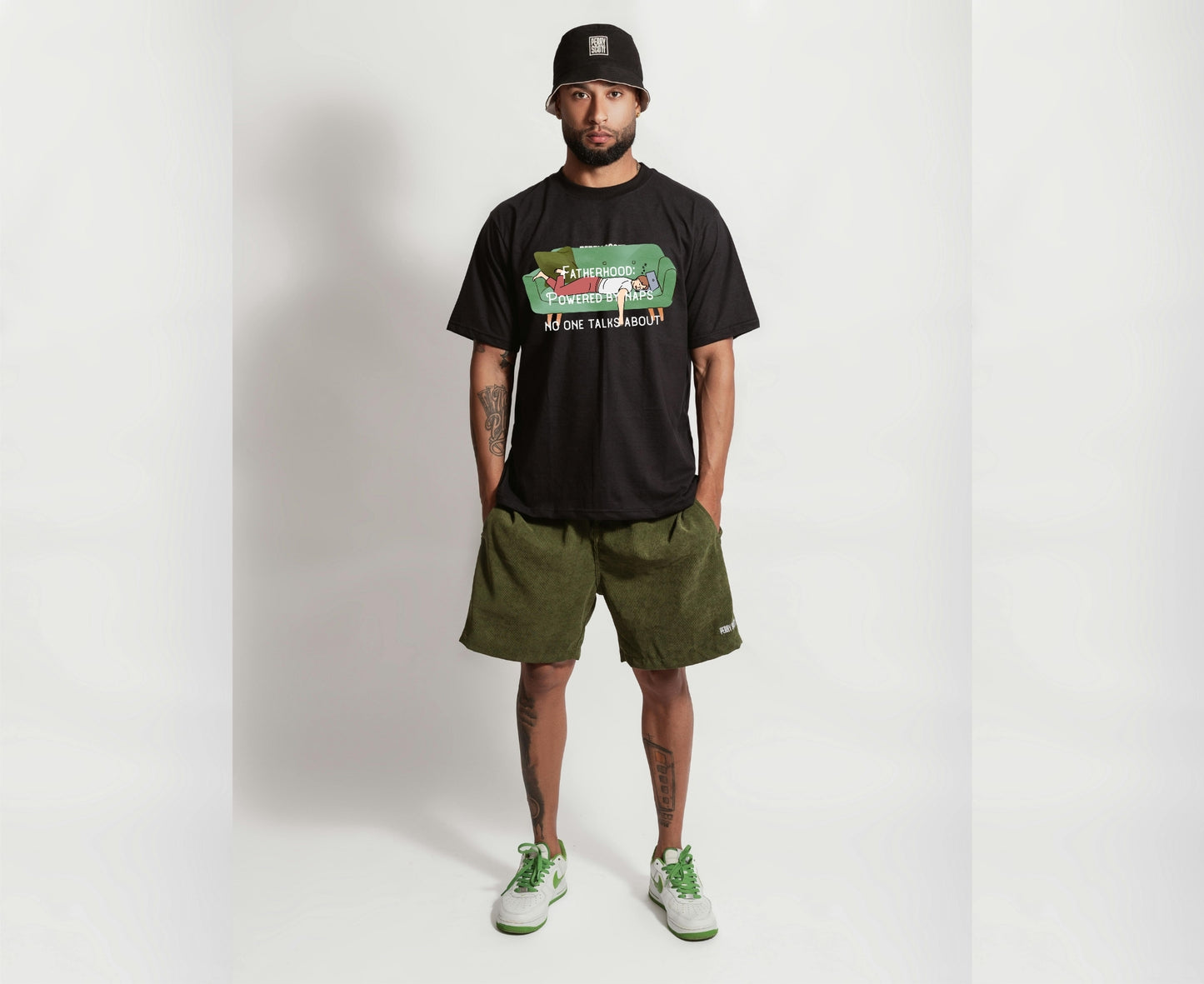 Funny Dad Moisture-Wicking T-Shirt – 'Fatherhood: Powered by Naps No One Talks About'" | Unisex Performance Tee