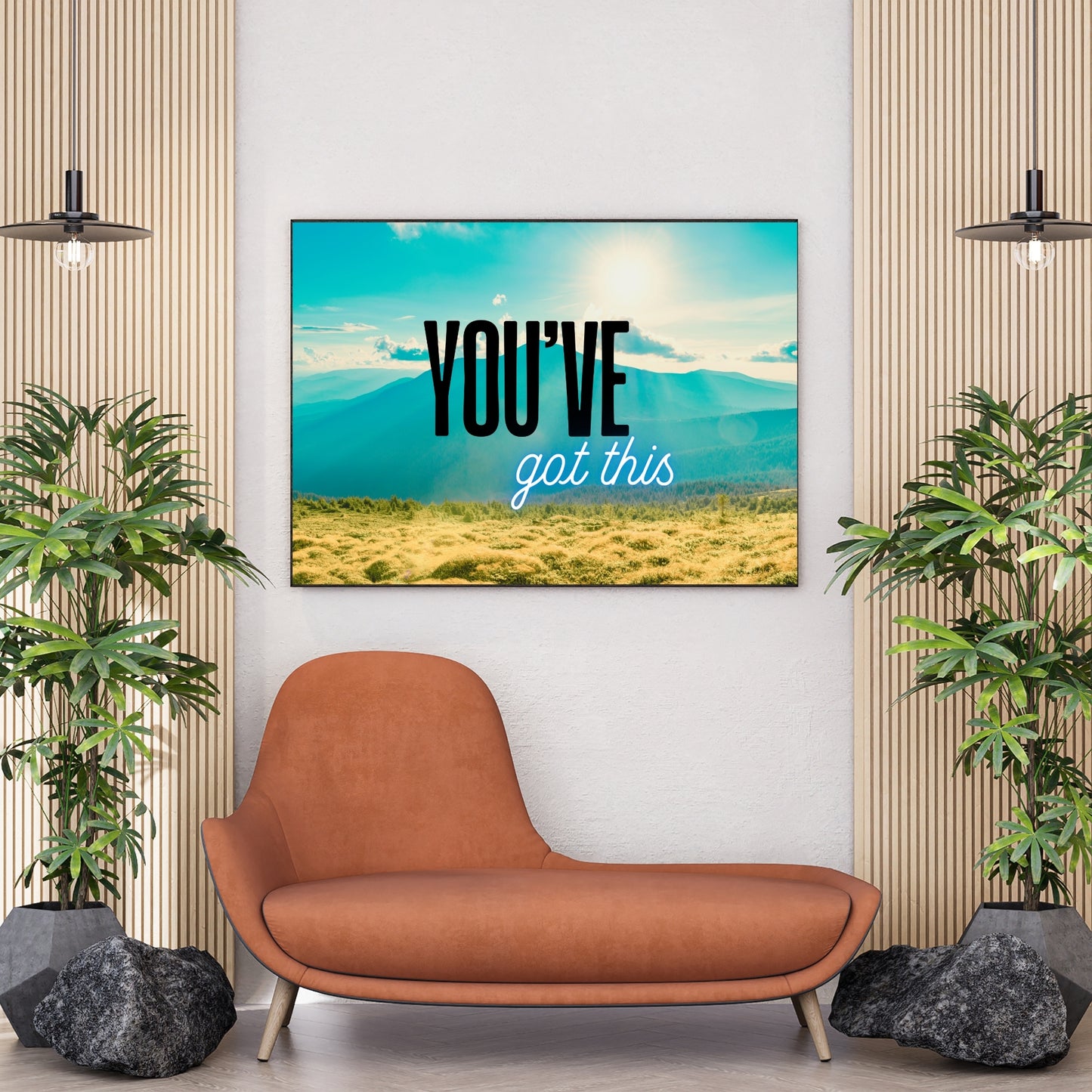 Inspirational Wall Art – Motivational Canvas Print with Quote 'You Got This' – Uplifting Decor for Home or Office