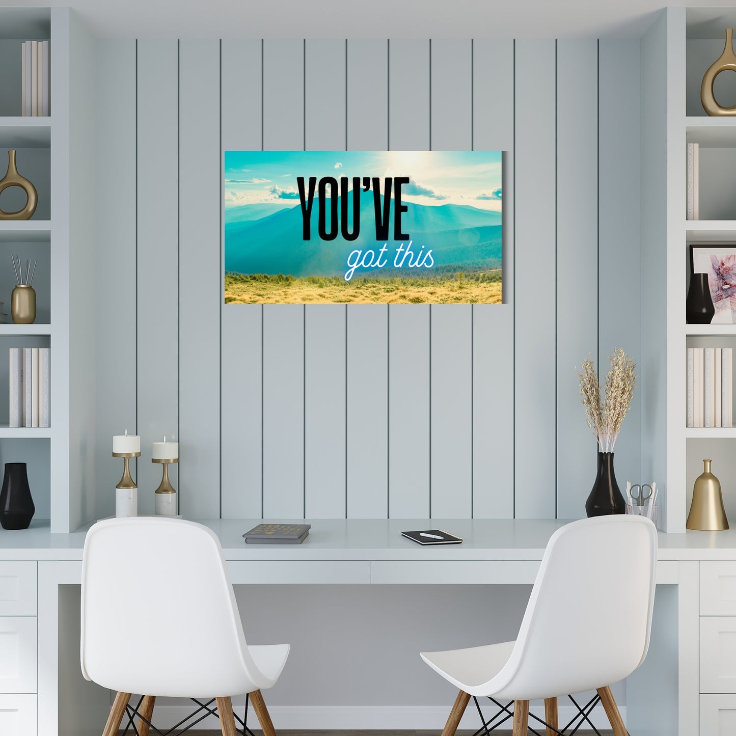 Inspirational Wall Art – Motivational Canvas Print with Quote 'You Got This' – Uplifting Decor for Home or Office