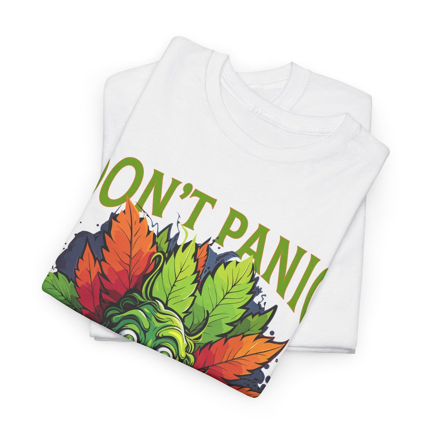 Don't Panic It's Organic Unisex Heavy Cotton Tee - Fun & Eco-Friendly Shirt