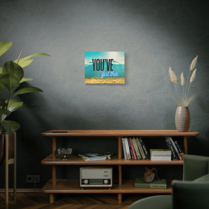 Inspirational Wall Art – Motivational Canvas Print with Quote 'You Got This' – Uplifting Decor for Home or Office