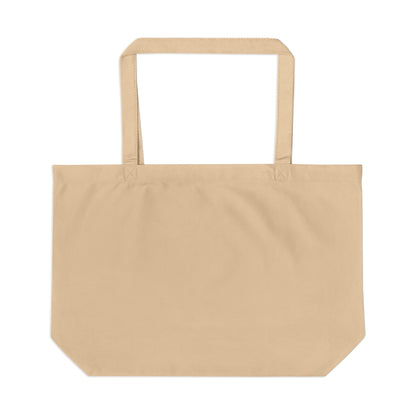 Large Eco Tote - More Coffee Less Talking Cat Design