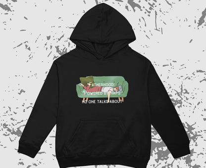 Champion Dad Hoodie – 'Fatherhood: Powered by Naps No One Talks About'" | Funny Father's Day Sweatshirt