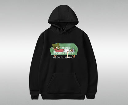 Champion Dad Hoodie – 'Fatherhood: Powered by Naps No One Talks About'" | Funny Father's Day Sweatshirt