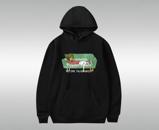 Champion Dad Hoodie – 'Fatherhood: Powered by Naps No One Talks About'" | Funny Father's Day Sweatshirt
