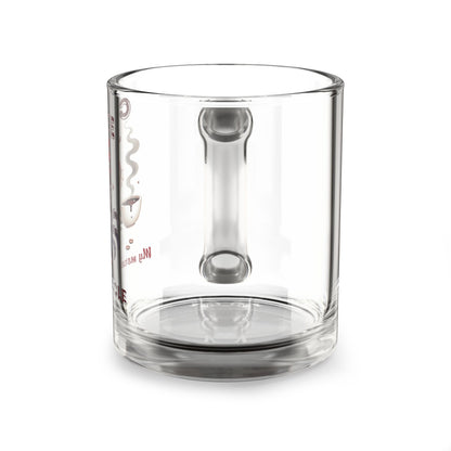 ☕ "My Morning Miracle" – Funny 10oz Glass Coffee Mug